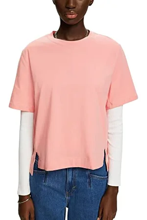 ESPRIT 023ee1k318 T-Shirt, 670/rosa, M Donna