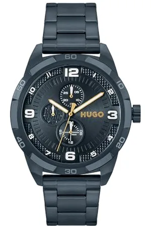 HUGO BOSS Orologio Analogico Multifunzione al Quarzo da Uomo Collezione #GRIP con Cinturino in Acciaio Inossidabile - 1530278