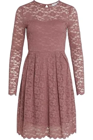 VILA Vikalila-Abito in Pizzo, Taglia L/S, Colore: Noos Vestito, , M Donna