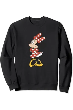 Disney Minnie Mouse Red Polka Dot Dress & Bow Yellow Shoes Felpa