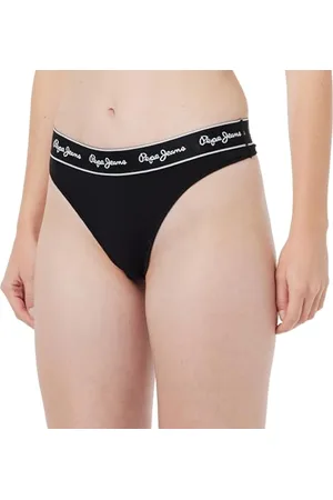 Pepe Jeans Pepe Thong, Intimo in Stile Bikini Donna, (Black),M