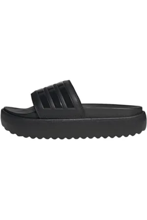 adidas Adilette Platform Slides, Diapositive Donna, Core Black/Core Black/Core Black, 39 EU