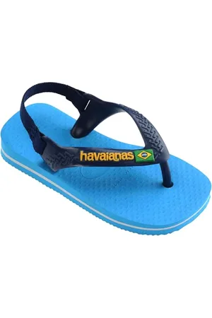 Havaianas 4140577 Baby Brasil Logo II, sandali misti per bambini, turchese blu marino,21