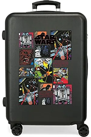STAR WARS Galactic Team Valigia media nera 46x65x23 cm ABS rigido Chiusura a combinazione laterale 70L 3 kg 4 Doppie ruote