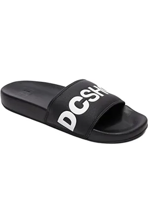 Dcshoes Dc Slide, Scarpe da Spiaggia e Piscina Uomo, Nero (Black/White BKW), 39 EU
