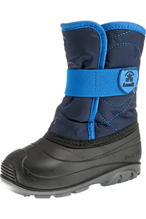 Kamik Snowbug3, Stivali da Neve Unisex-Bambini, (Navy-Marine Na2), 22 EU