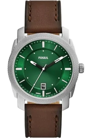 Fossil Machine orologio per uomo, movimento cronografo, con bracciale in acciaio inossiperbile o cinturino in pelle, 42 mm