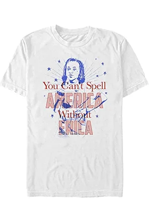 Stranger Things America Erica Short Sleeve T-Shirt, , XXL Mens