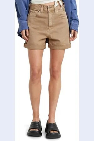 G-Star Donna Loose 5 Pocket Shorts, (lt rock gd D24612-C106-C029), 28