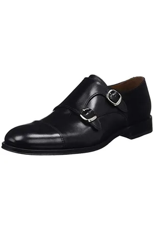 Lottusse L6964, Scarpe Stringate Derby Uomo, Nero (Ebony Negro), 42.5 EU