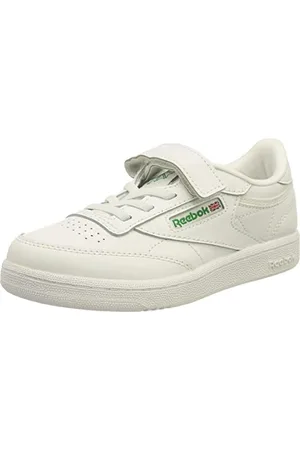 Reebok Club C 1V, Sneaker, White/GLEGRN/VECBLU, 30 EU