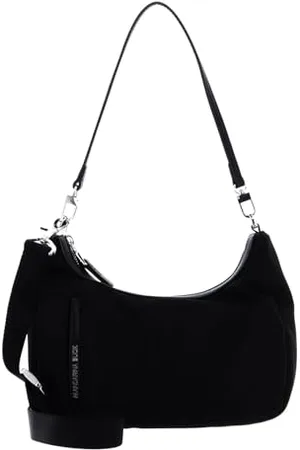 Mandarina Duck Hunter P10vct25, Borsa A Tracolla Donna, (Black), 25x20x9 L x H W
