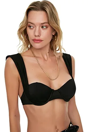 Trendyol Top Bikini Coperto con Gancio Spesso, , 40 Donna