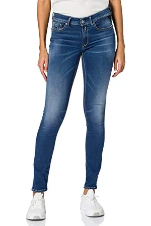 Replay New Luz Hyperflex Re-Used XLite - Jeans Donna, (009 Medio), 23W / 32L