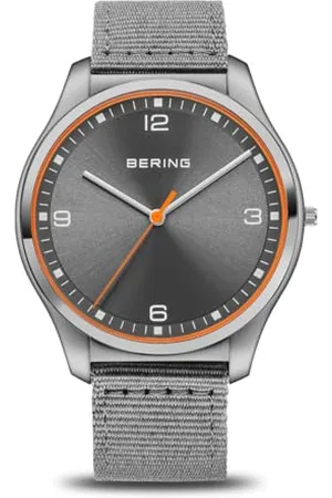 Bering Orologio analogico al quarzo da uomo con bracciale in acciaio inossidabile 18342-577
