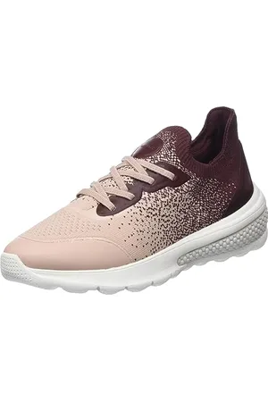 Geox D SPHERICA ACTIF B, Scarpe da Ginnastica Donna, Nude/Wine, 36 EU