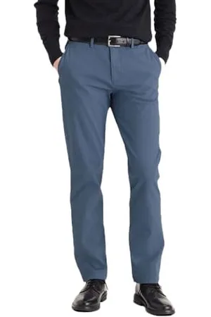Dockers Smart 360 Flex Motion Chino Slim, Pantaloni Chino Uomo, Blu (Bluefin), 32W / 30L