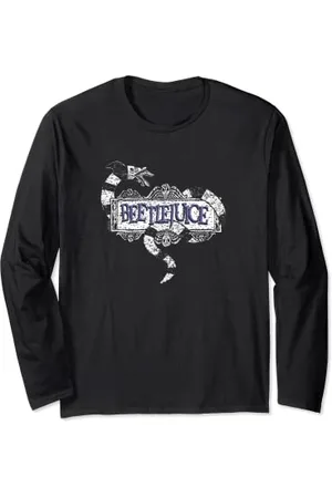 BEETLEJUICE Logo Maglia a Manica