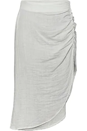Pieces® Pcstina HW High Slit Skirt BC Sww Gonna, , Small Donna
