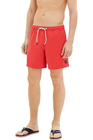 TOM TAILOR Costume da Bagno, Uomo, (Soft Berry Red 31045), XS