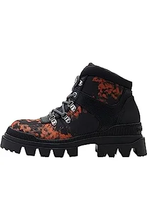 Desigual Shoes_Track Hiking Print, Mid Calf Boot Donna, , 37 EU