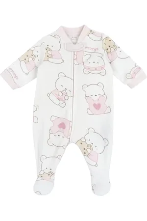 chicco Tutina Con Apertura Davanti, Pigiama Bimba 0-24, (1), 9 mesi, Designed in Italy