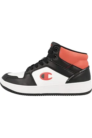 Champion RD18 2.0 Mid Sneaker, Nero/Bianco/Rosso (KK003), EU43 Uomo