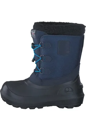 Viking Istind Stivali da Neve Unisex-Bambini Blu(Mid Blue/Black) 28 EU