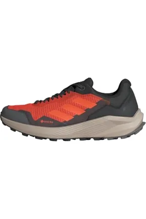 adidas Terrex Rider Gore-Tex Trail Running Shoes, Scarpe Uomo, Orange/Orange/Core Black, 39 1/3 EU