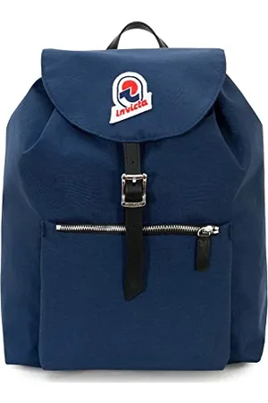 Invicta Zaino a lpino Heritage, Blu, Borsa Donna, Viaggio y Tempo Libero, Eco Material, 20 Lt
