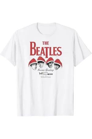 The Beatles Seasons Greetings Christmas Records Maglietta
