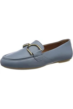 Geox D Palmaria, Moccasin Donna, Blu (Sky), 36 EU