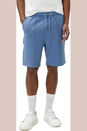 Koton T-Shirt Stampata con Scollo Rotondo, a Maniche Corte, con Slogan Dettagliato Pantaloncini, (626), S Uomo
