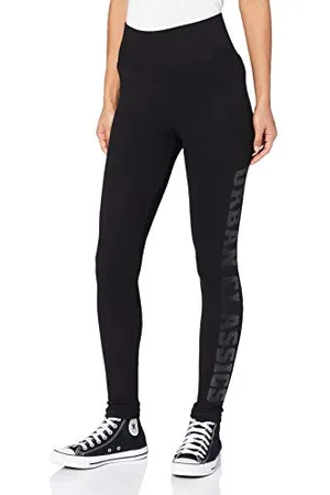 Urban classics Leggings da Donna a Vita Alta