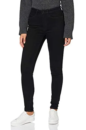 Noisy May NMCALLIE Chic HW Jeans VI071BL BG Noos Pantaloni, , 26/30 Donna