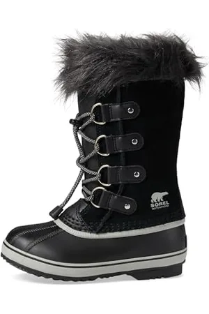 sorel Joan Of Arctic Boot WP, Stivali da Neve Invernali, Unisex - Bambini e ragazzi, Black/Dove 2024, 39 EU