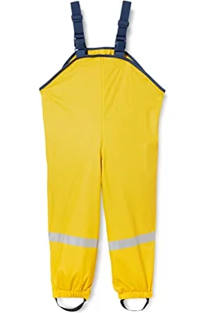 Playshoes Pantaloni fango, salopette antipioggia, fodera in pile, Pantaloni antipioggia antivento e impermeabili Unisex - Bambini e ragazzi, , 98