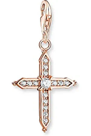 Thomas Sabo Ciondolo a forma di croce 1913-416-14, misura unica, Argento sterling, Zirconia cubica