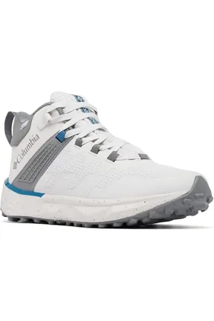 Columbia Facet 75 Mid Outdry, Stivali da trekking e trekking a vita media Uomo, Silver Grey/Phoenix Blue, 43.5 EU