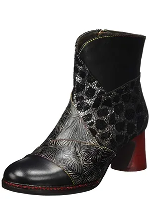 LAURA VITA Incao 03, Stivaletto Donna, Noir, 36 EU