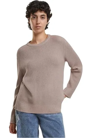 Urban classics Tb7116-ladies Rib Knit Sweater Felpa, , M Donna