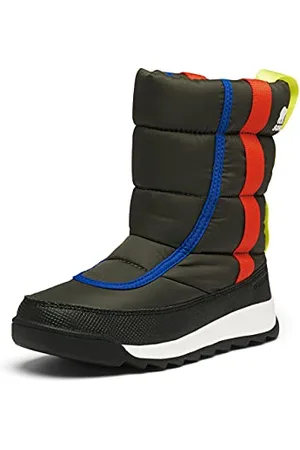 sorel Whitney 2 Puffy Mid WP, Stivali da Neve Impermeabili, Unisex - Bambini e ragazzi, Coal Bambino, 25 EU