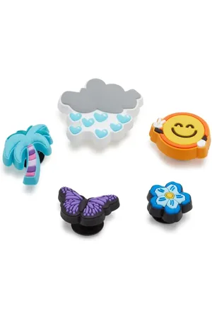 Crocs 5-Pack Nature Shoe Charms | Jibbitz for, Ciondoli per Scarpe Unisex-Adulto, , 5 Pack