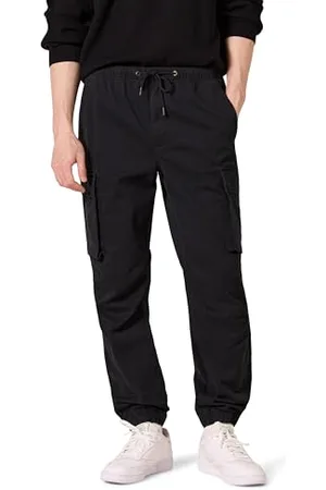 Amazon Pantaloni Jogger Cargo con Coulisse in Vita dalla vestibilità Standard Uomo, , XS