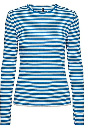 Pieces® Pcruka LS Top Noos Maglietta a Maniche Lunghe, , M Donna