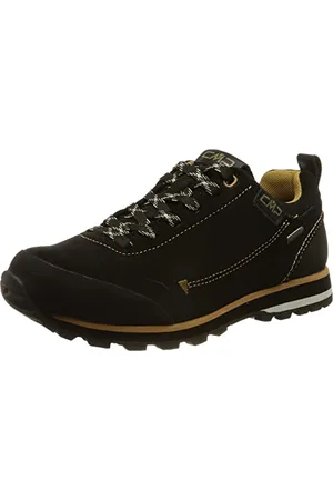 CMP ELETTRA LOW WMN HIKING SHOE WP, Scarpe da Trekking Donna, Nero-Amber, 38 EU