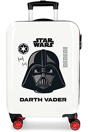 STAR WARS Darth Vader Valigia da cabina bianca 38 x 55 x 20 cm rigida ABS chiusura a combinazione laterale 34 l 2 kg 4 ruote doppie bagaglio a mano
