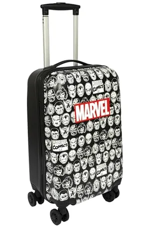 UNDERCOVER Valigia da viaggio Marvel Comics - Valigia a rotelle con 4 ruote doppie - Lucchetto TSA - 1 scomparto con cinghie di tensione - 1 scomparto con cerniera