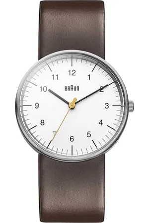 von Braun Orologio Analogico al Quarzo Uomo con Cinturino in Pelle BN0021WHBRG