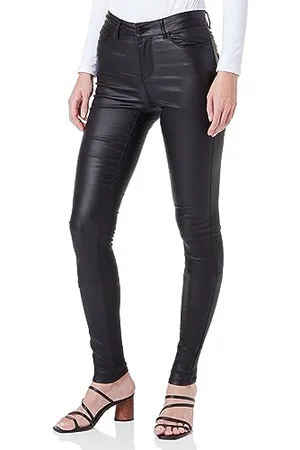 VERO MODA TALL Vmseven Nw SS Smooth Coated Pant Tall Pantaloni, , XS / 36L Donna